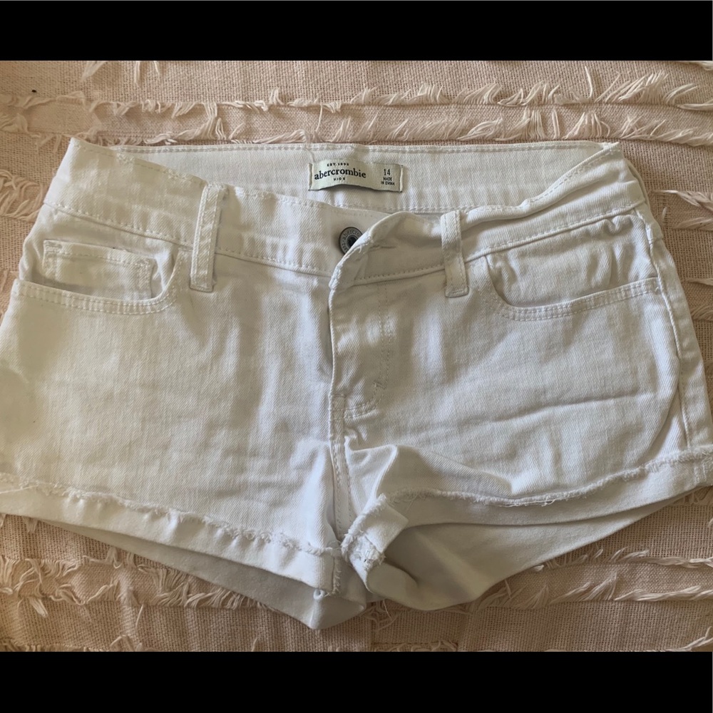 White short shorts